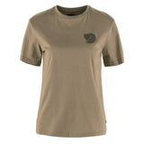 Fjallraven Womens Walk With Nature T-Shirt Suede Brown