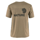 Fjallraven Womens Walk With Nature T-Shirt Suede Brown