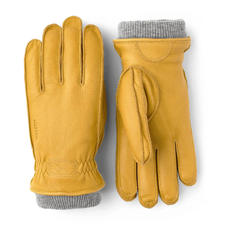 Hestra Malte Leather Gloves Natural Yellow Hestra