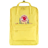 Fjallraven Kanken Classic Embroidered Backpack Corn Stocks - My Fox Bag