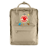 Fjallraven Kanken Classic Embroidered Backpack Fossil Camping