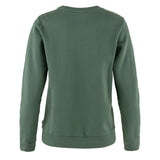 Fjallraven Womens Logo Sweater Deep Patina / Misty Green
