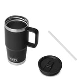 YETI  Rambler 20 Oz Travel Straw Mug Black - My Fox Bag