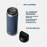 YETI Rambler 26oz Bottle Chug Rescue Red
