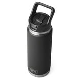 YETI Rambler 26oz Straw Bottle Black