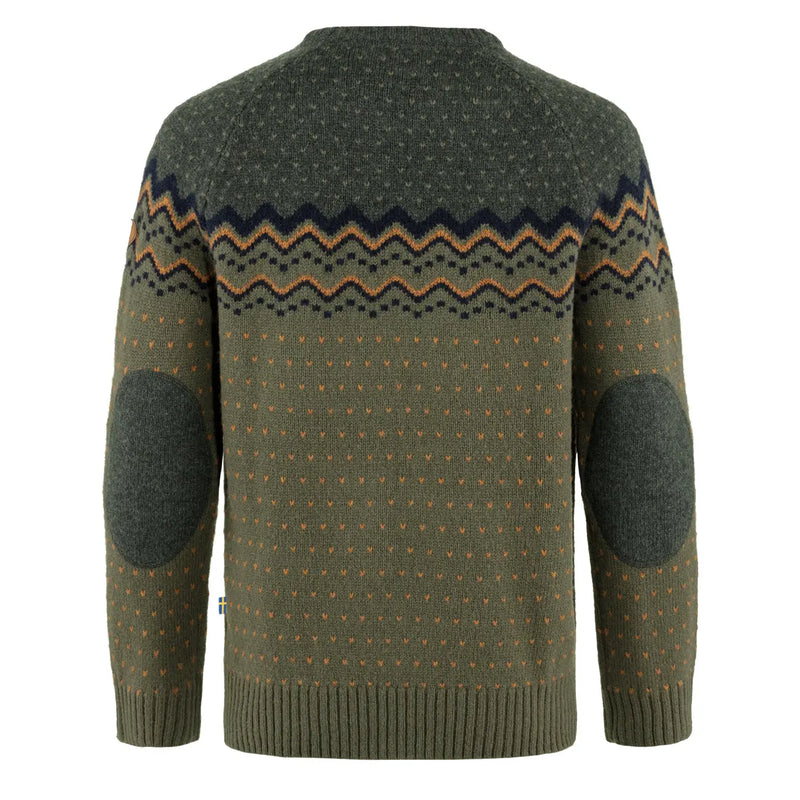 Fjallraven Ovik Knit Sweater Laurel Green / Deep Forest - XL